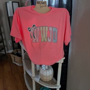 Gildan Neon Pink Short Sleeve Tee